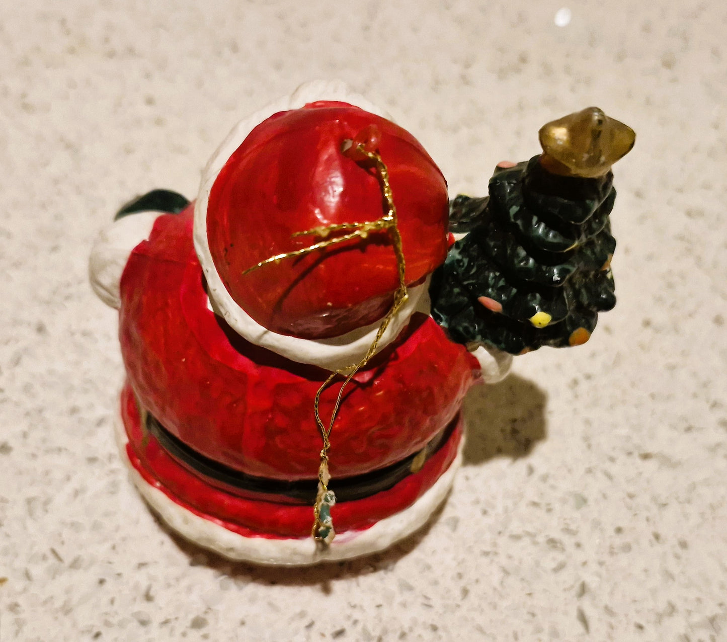 Vintage Christmas Tree Decoration, Vintage Christmas Decorations, Vintage, Santa, tree decoration, hanging, Papier Mache