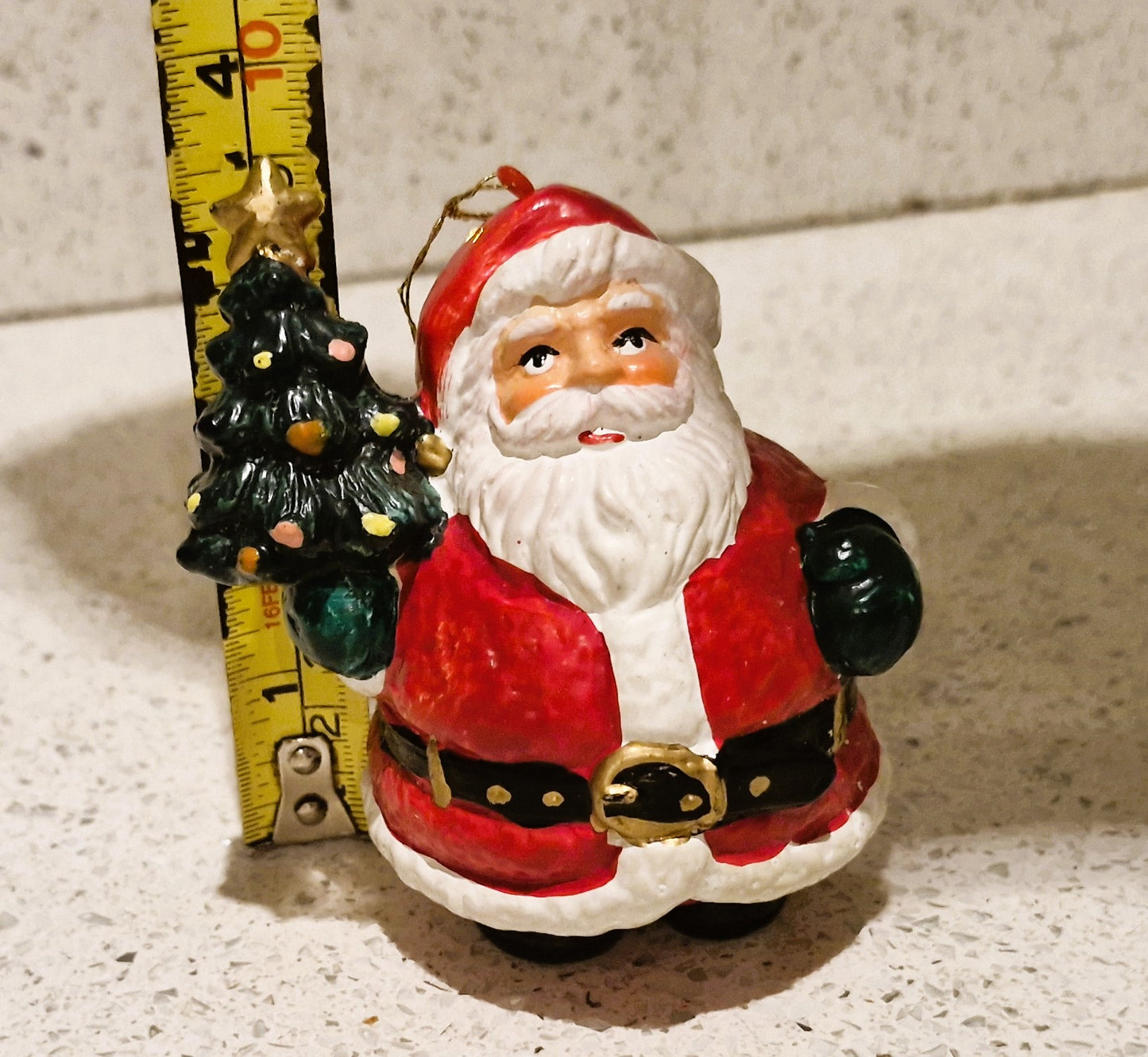 Vintage Christmas Tree Decoration, Vintage Christmas Decorations, Vintage, Santa, tree decoration, hanging, Papier Mache