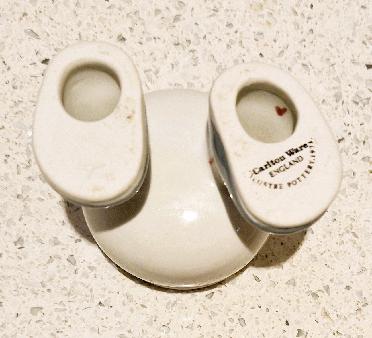 Carltonware Walking Egg Cup, Eierbecher auf Beinen, Walking Egg Cup, Keramik