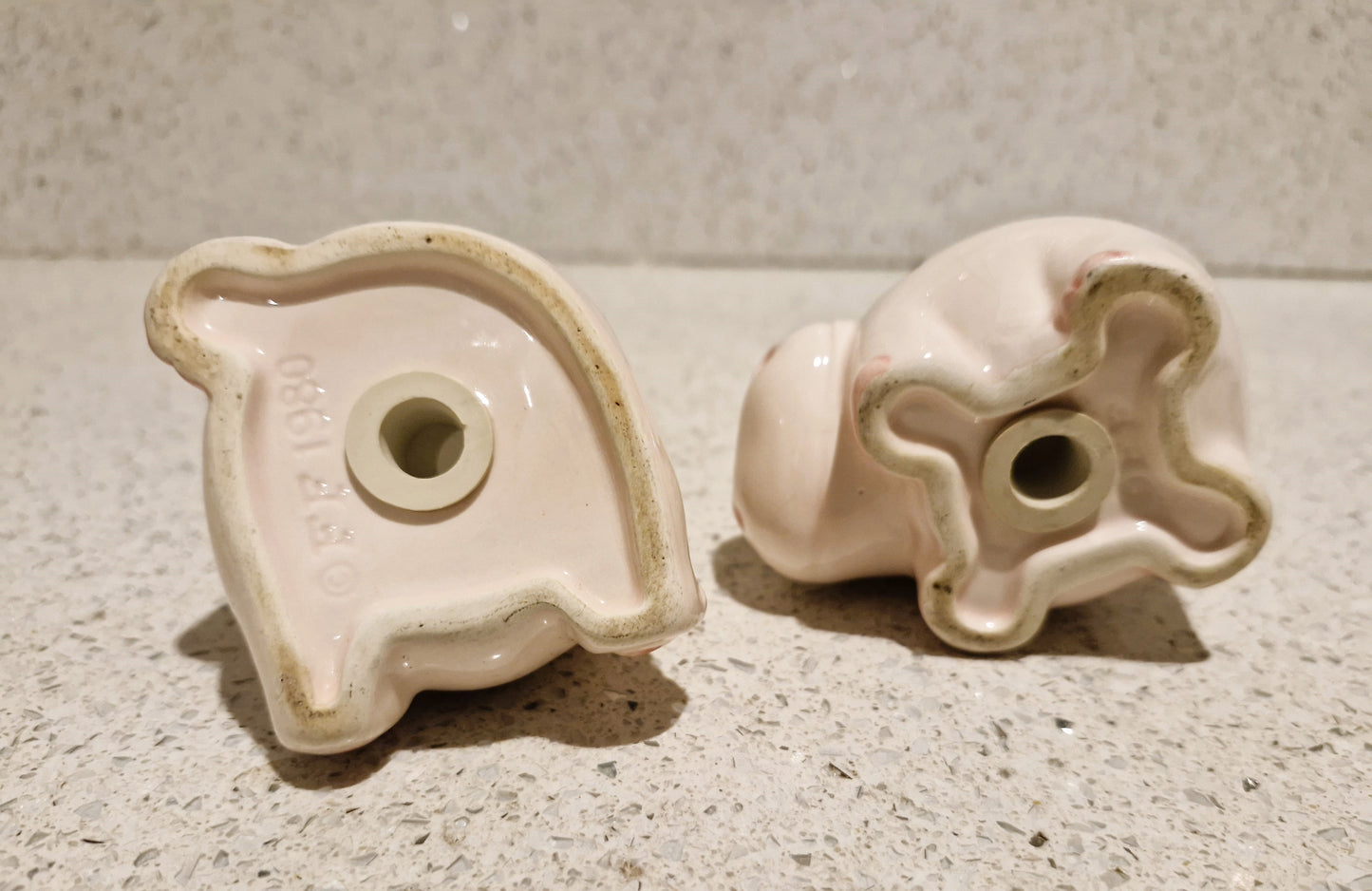 Fitz and Floyd Hippo Salt and Pepper Shakers, Fitz and Floyd Salt and Pepper Shakers, Quirky Cruet set, Vintage Cruet Set