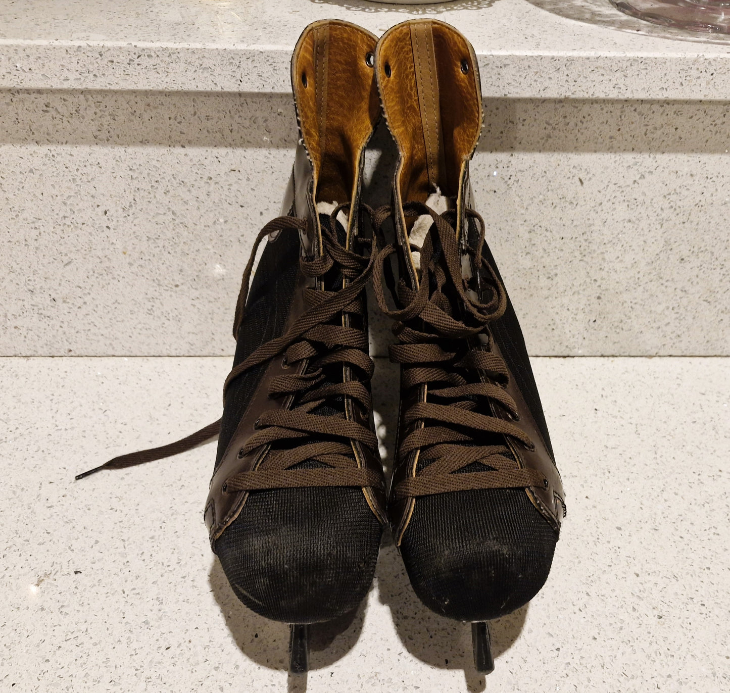 Vintage Canadian Ice Skates, Daoust Jet, Ice Skates, RD, 1979, Brown, Ice Hockey, Skates, Vintage Hockey Skates, 271, Size 8,
