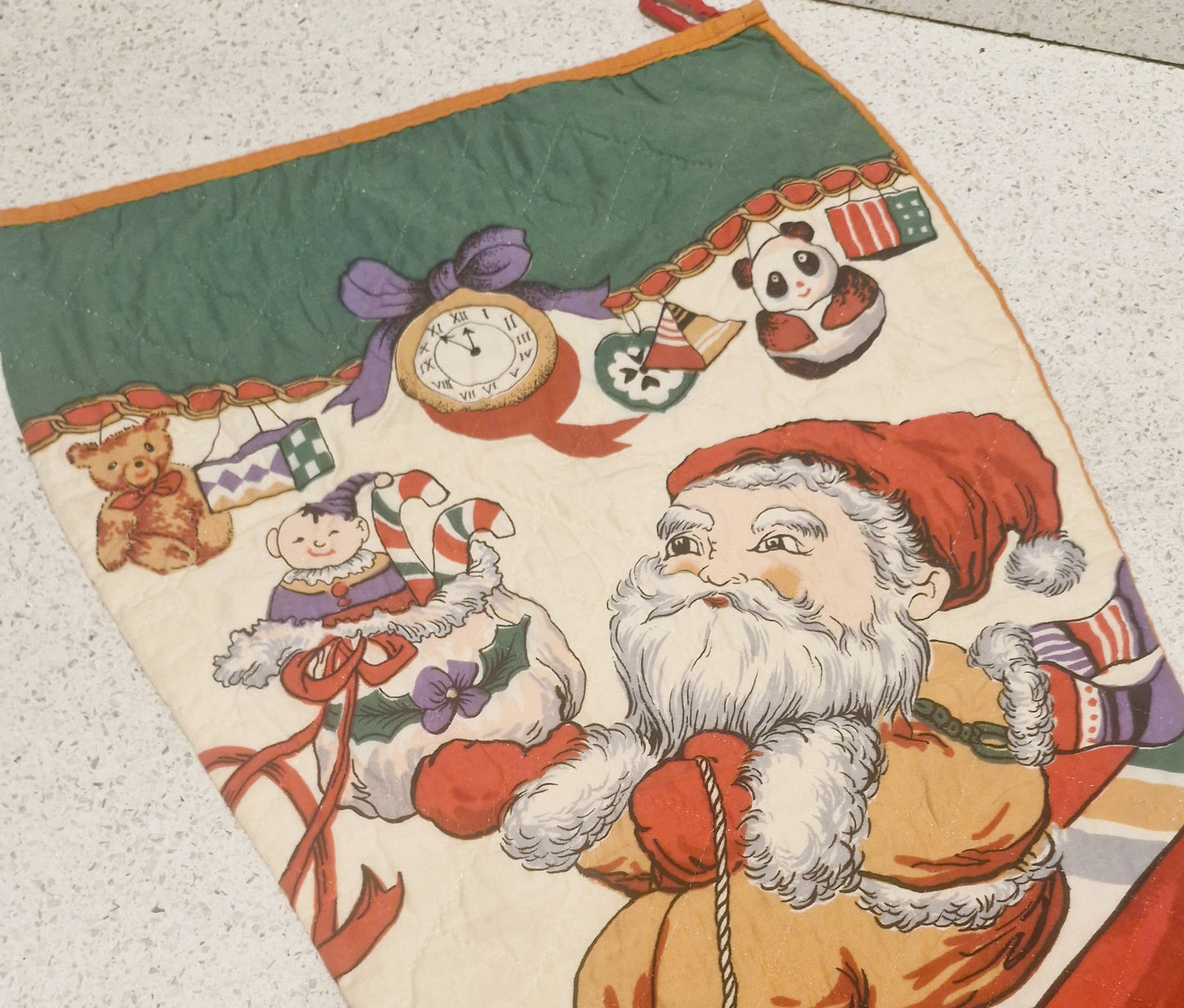 Large Christmas Stockings, 70s, 1970s, Christmas Stocking, Large Xmas Stockings, Vintage Christmas Stockings