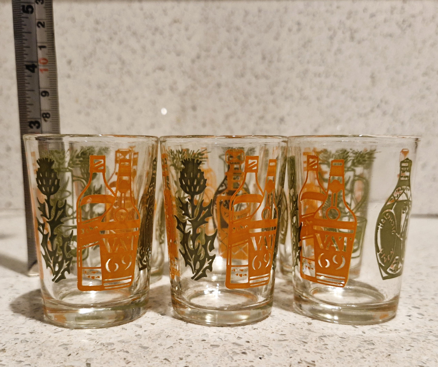 60s shot glasses, Ravenhead TOTS, 1960s, Barware, TOTS, Shot glasses, Boxed, 60s Barware, Made in England, Vintage Shot glasses