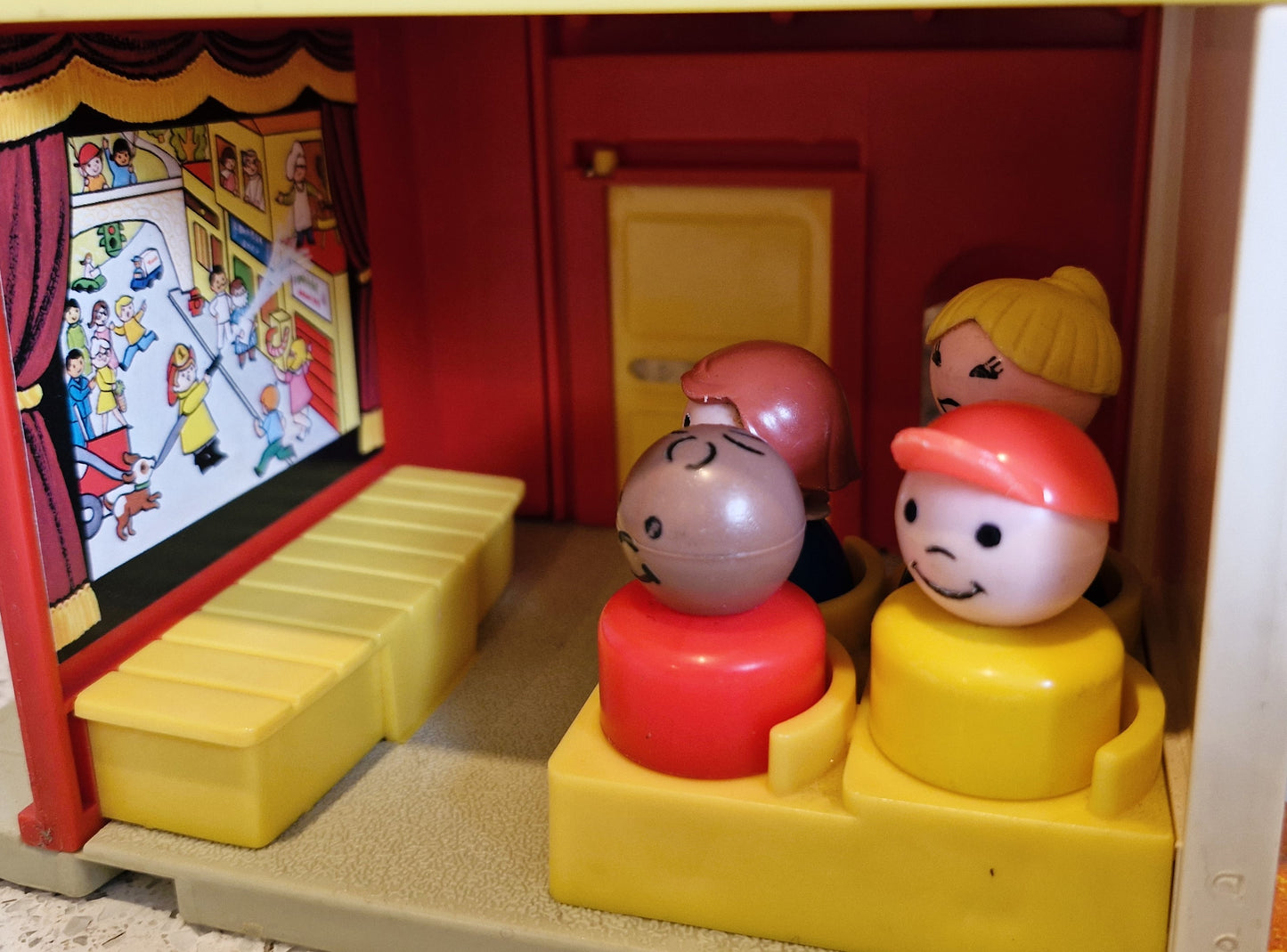 Fisher Price Village, Fisher Price Town, Fisher Price Main Street, Vintage, Town, Village, HUGE Set, Vintage Fisher Price Toys, 70s, C