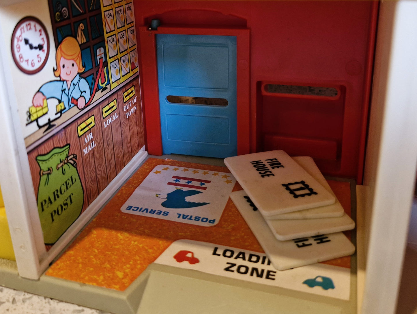Fisher Price Village, Fisher Price Town, Fisher Price Main Street, Vintage, Town, Village, HUGE Set, Vintage Fisher Price Toys, 70s, C
