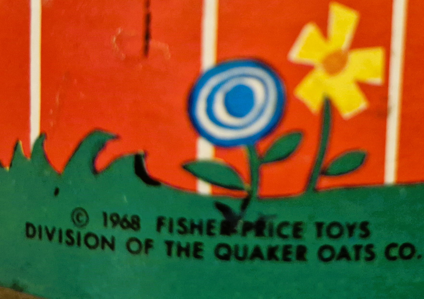 Vintage Fisher Price Farm Silo, Fisher Price Farm, Fisher Price Silo, Water Tower, Silo, 1968, 1960s, Vintage Fisher Price Toys