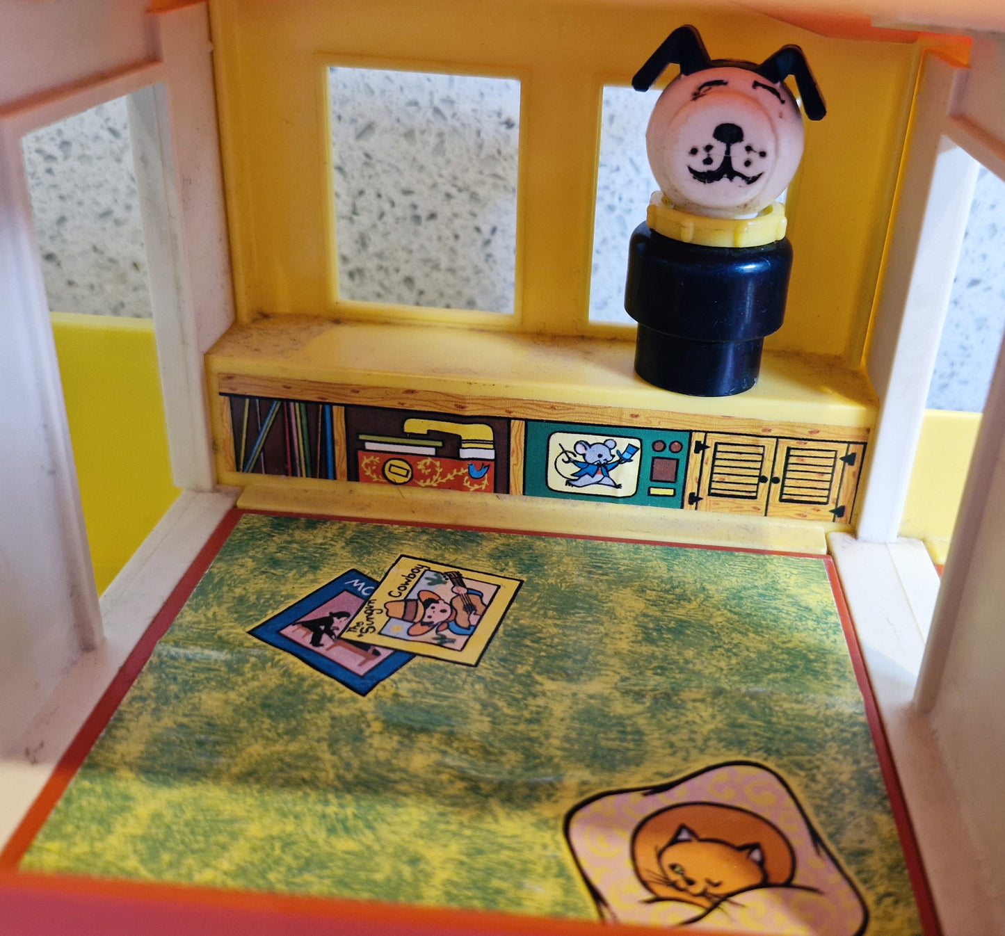 Fisher Price Village, Fisher Price Town, Fisher Price Main Street, Vintage, Town, Village, HUGE Set, Vintage Fisher Price Toys, 70s, C