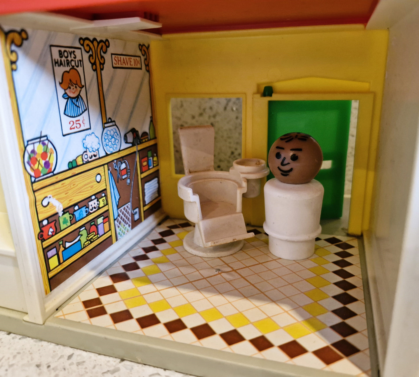 Fisher Price Village, Fisher Price Town, Fisher Price Main Street, Vintage, Town, Village, HUGE Set, Vintage Fisher Price Toys, 70s, C