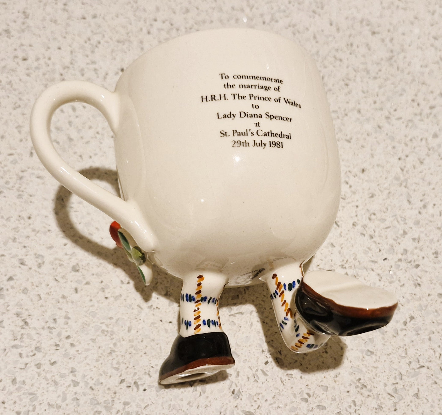 Carltonware Walking cup, Carltonware, Royal, Charles and Diana, Commemorative, British, Royal Family, Wedding, 1981, Princess Diana