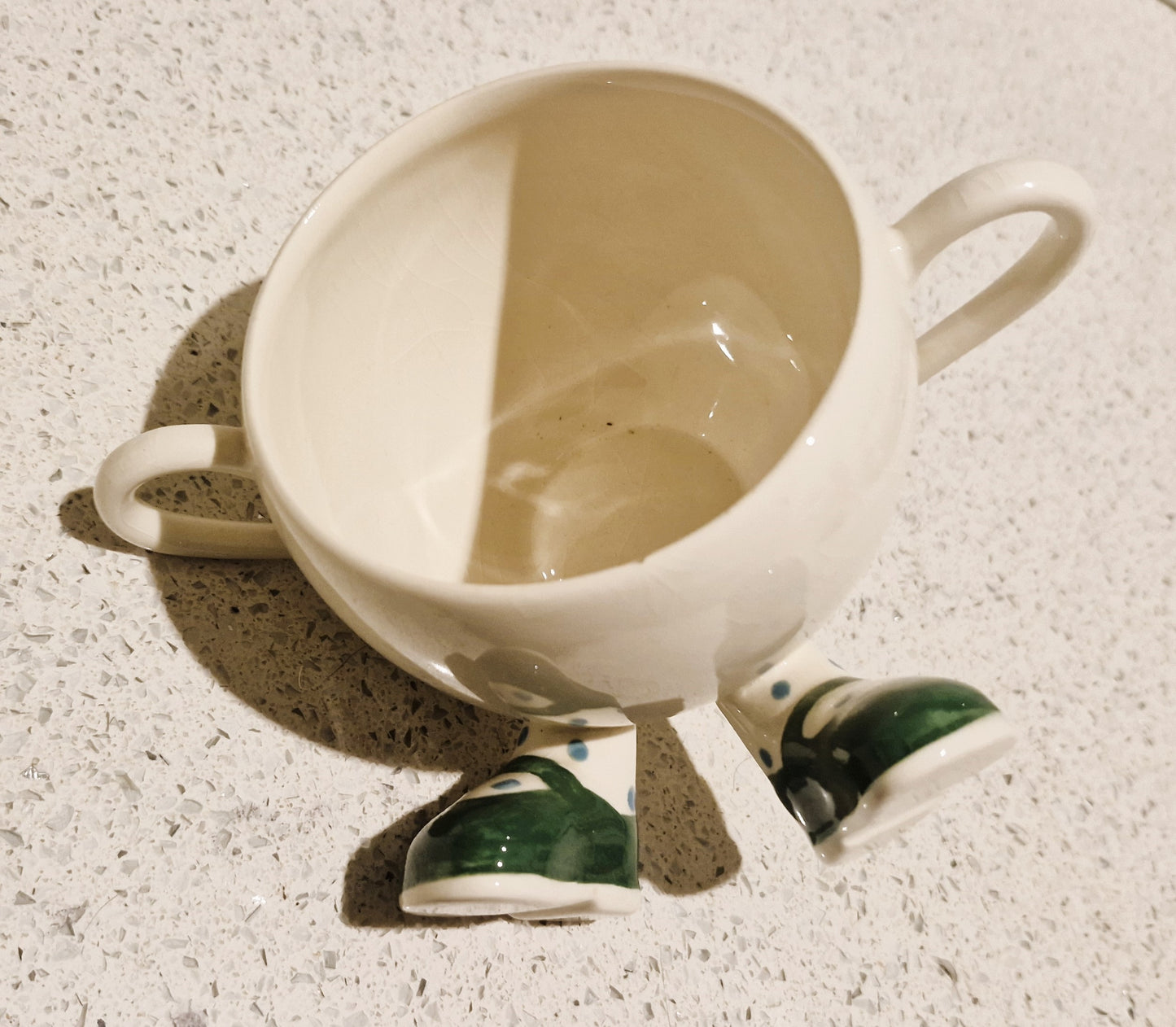 Carltonware Walking Sugar Bowl, Carltonware Sugar Bowl, Legs, Sugar Bowl, With Handles, with Feet, Original, Walking ware, Carltonware, RARE