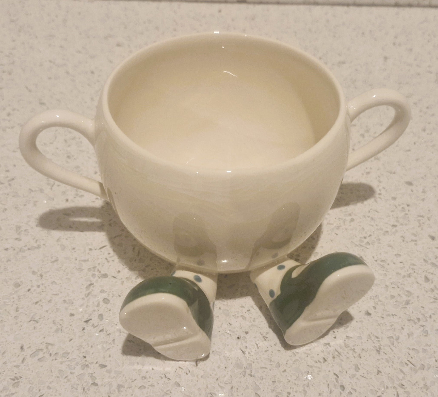Carltonware Walking Sugar Bowl, Carltonware Sugar Bowl, Legs, Sugar Bowl, With Handles, with Feet, Original, Walking ware, Carltonware, RARE