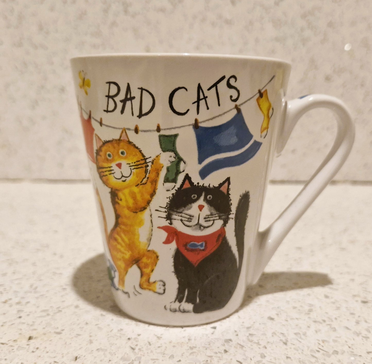Rayware Bad Cats Mug, Rayware, Bad Cats, Porcelain, Mug, Bad Vats Mug, Quirky Cat Mug