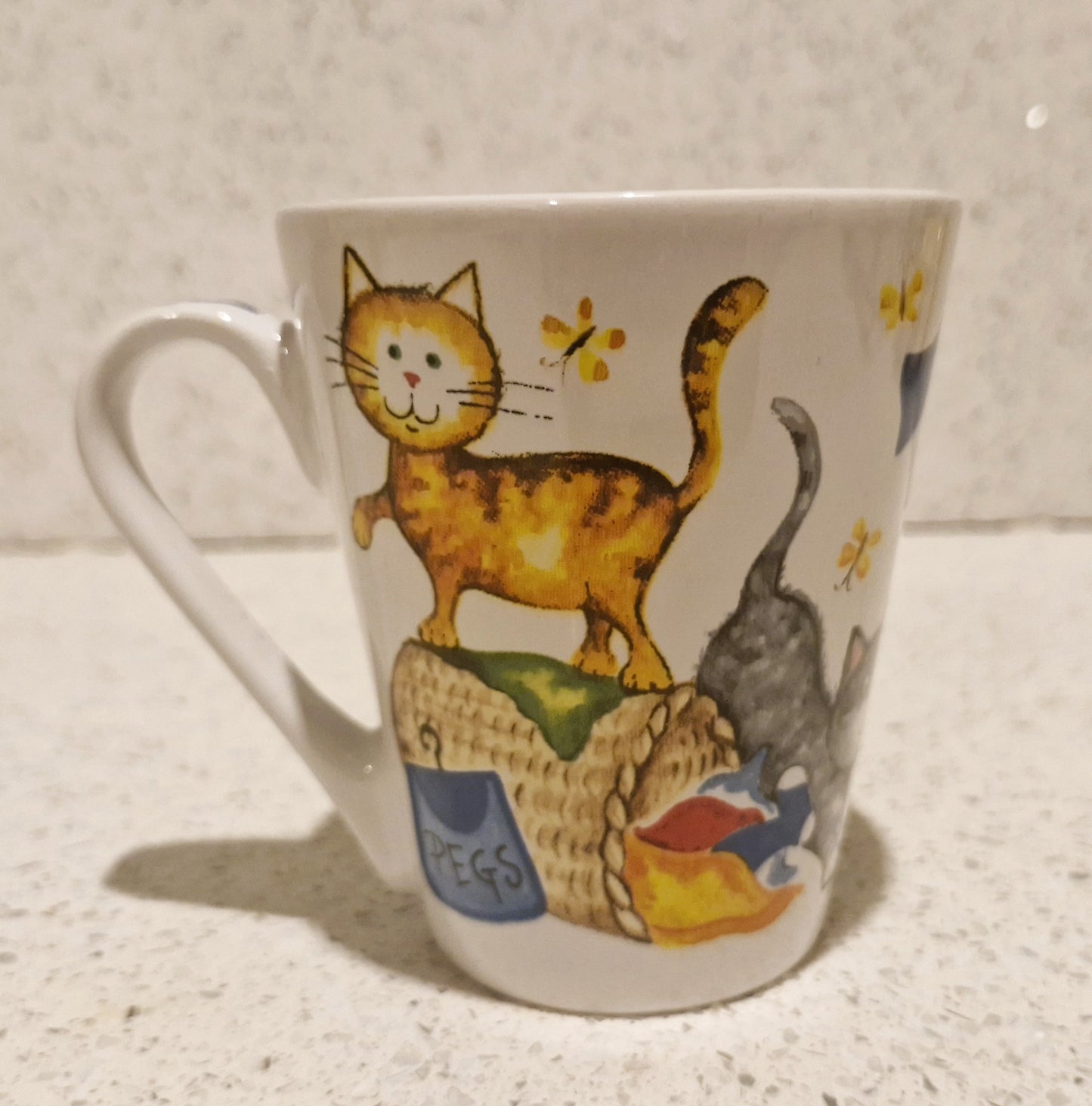 Rayware Bad Cats Mug, Rayware, Bad Cats, Porcelain, Mug, Bad Vats Mug, Quirky Cat Mug