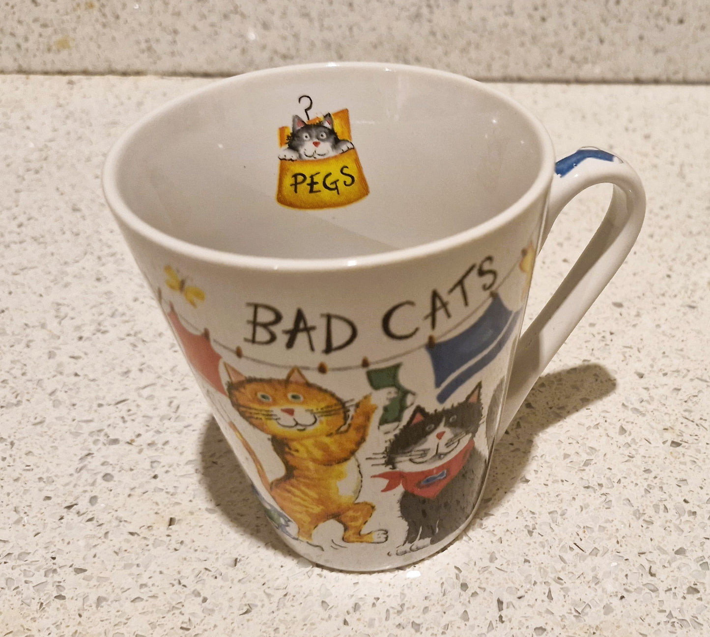 Rayware Bad Cats Mug, Rayware, Bad Cats, Porcelain, Mug, Bad Vats Mug, Quirky Cat Mug