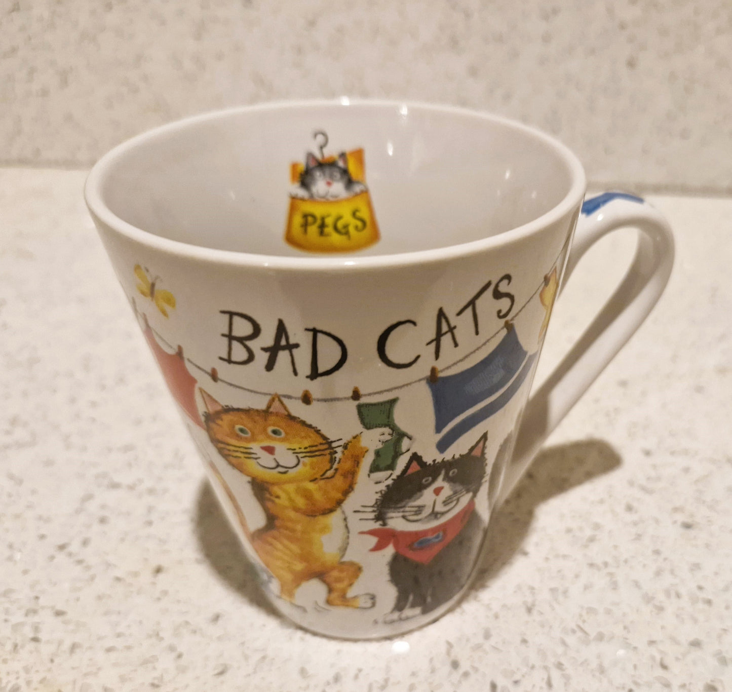 Rayware Bad Cats Mug, Rayware, Bad Cats, Porcelain, Mug, Bad Vats Mug, Quirky Cat Mug