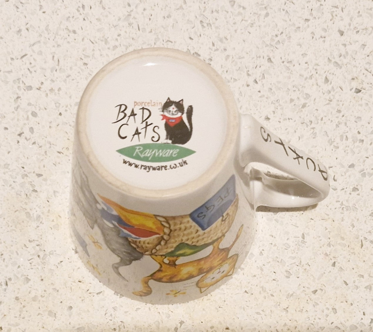 Rayware Bad Cats Mug, Rayware, Bad Cats, Porcelain, Mug, Bad Vats Mug, Quirky Cat Mug