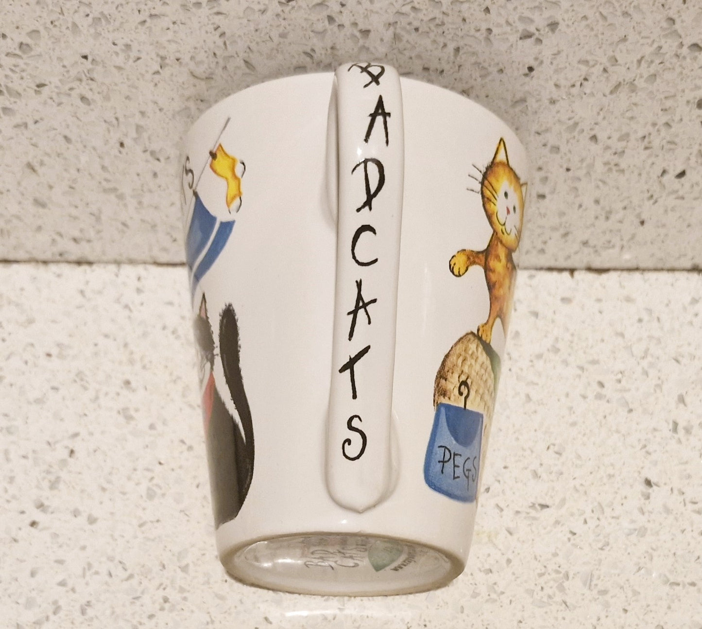 Rayware Bad Cats Mug, Rayware, Bad Cats, Porcelain, Mug, Bad Vats Mug, Quirky Cat Mug