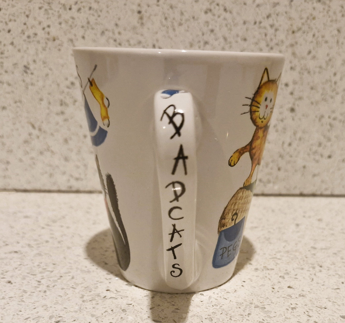 Rayware Bad Cats Mug, Rayware, Bad Cats, Porcelain, Mug, Bad Vats Mug, Quirky Cat Mug