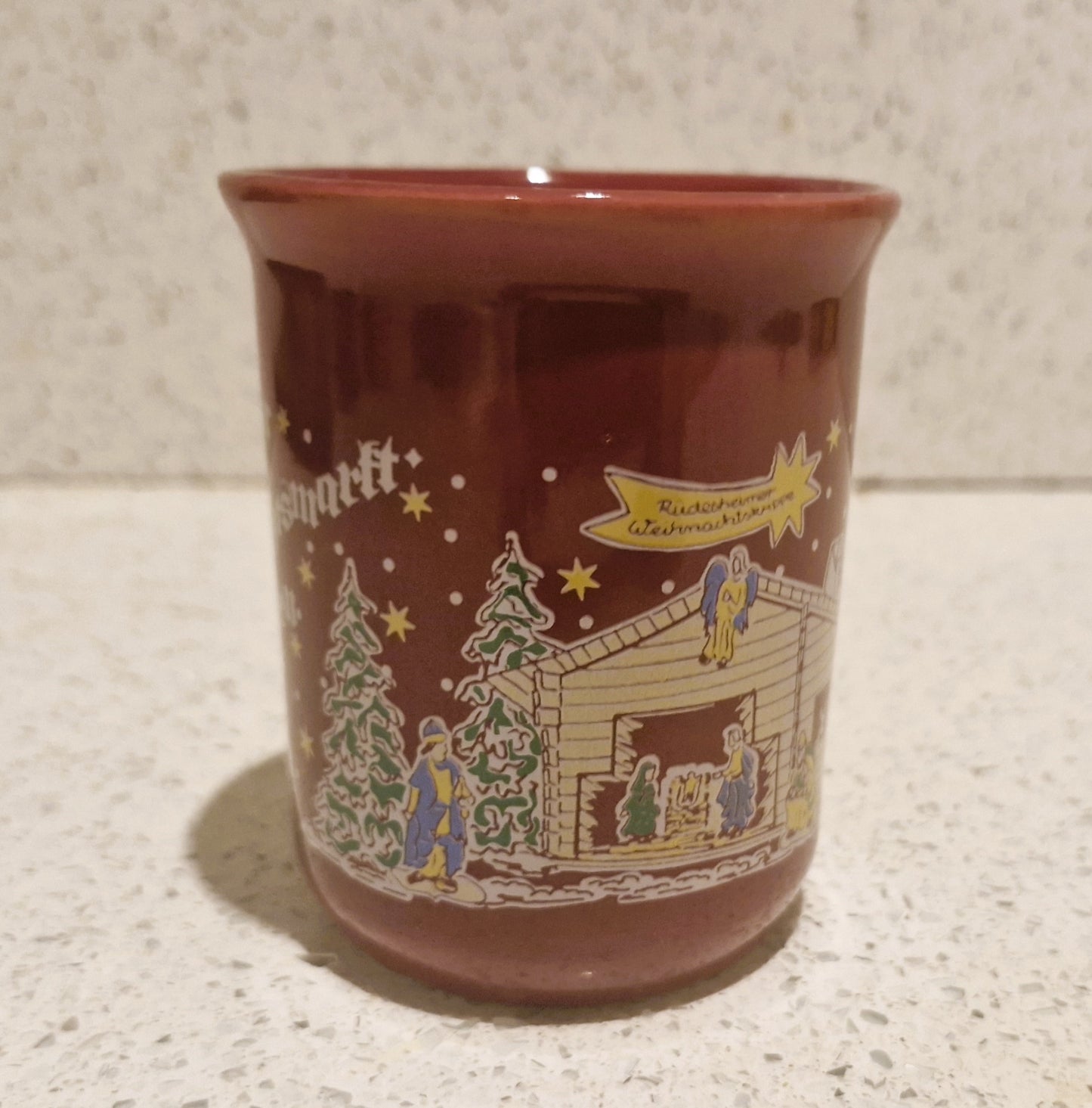 German Christmas Market, Gluhwein Mug, Christkindlesmarkt, Noel, Weihnachtsmarkt, 2000