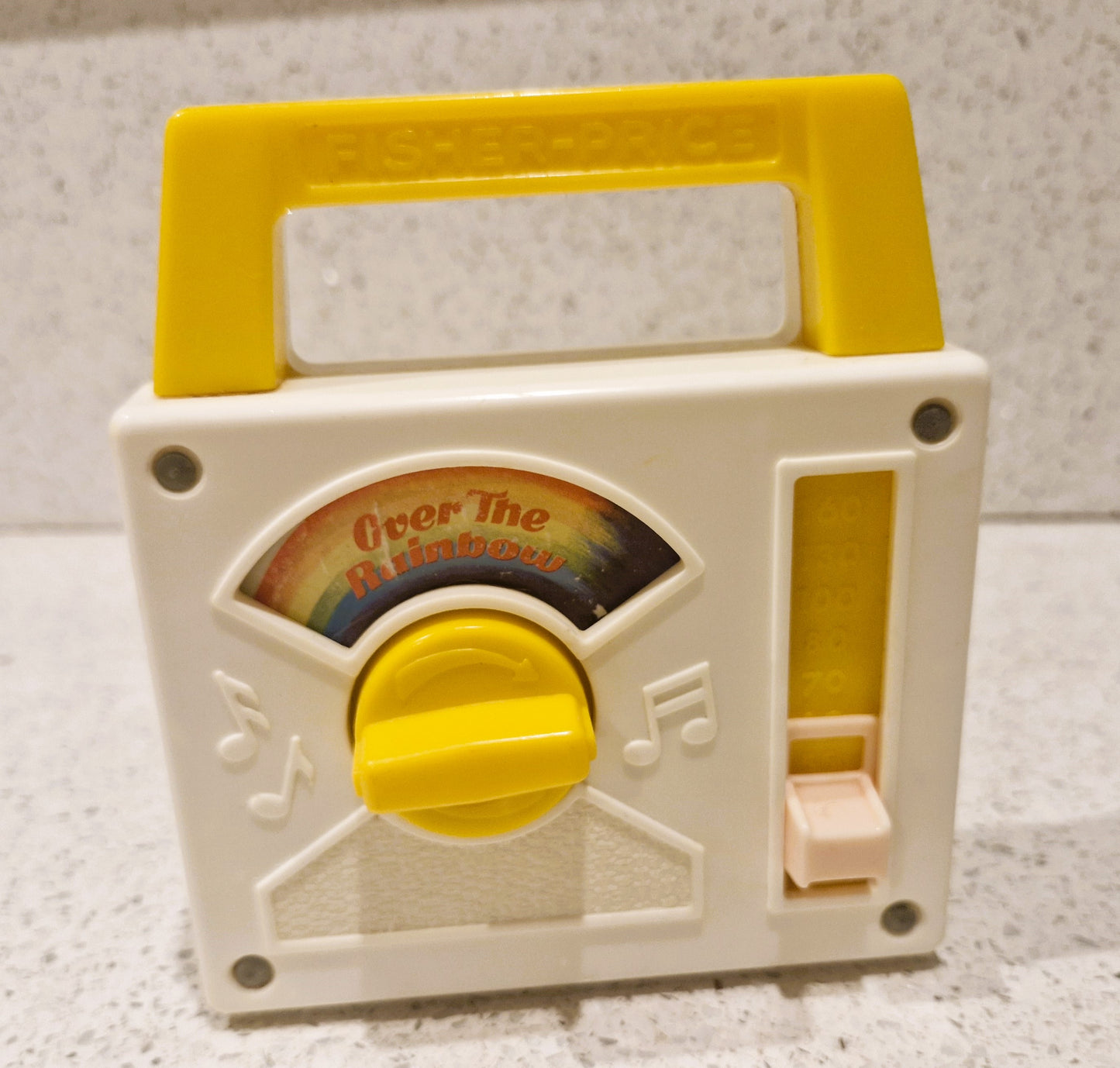70s, Fisher-Price Radio, Somewhere over the Rainbow, Wizard of Oz, Judy Garland, Fisher Price wind up radio, Fisher Price radio, Fisher Price Music Box