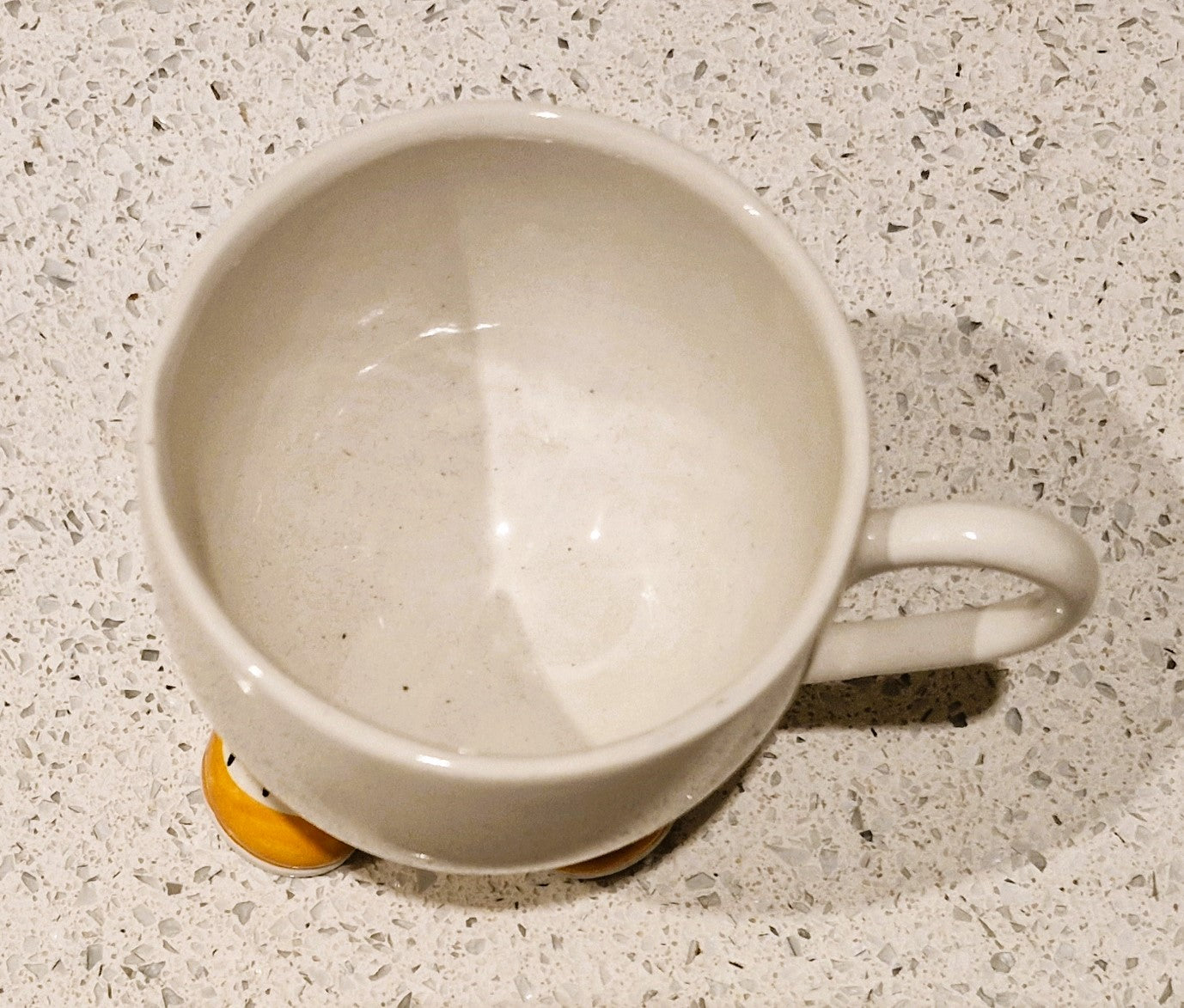 Carltonware Walking Mug, Mugs on Legs, Mug, Yellow, Feet, Original, Carlton Ware, Lipton, Lipton Tea, Advertising