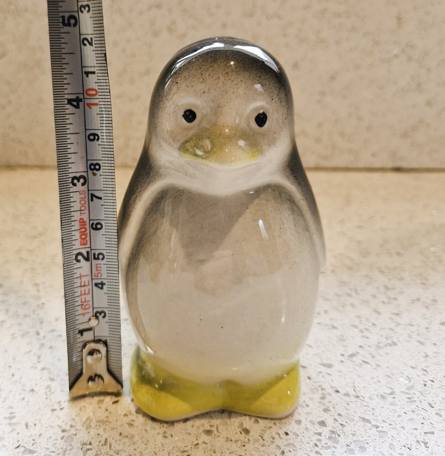 Vintage Penguin Toothbrush Holder, Ceramic, Vintage, Penguin, Bathroom, Ornament, toothbrush Holder, Quirky, Cute