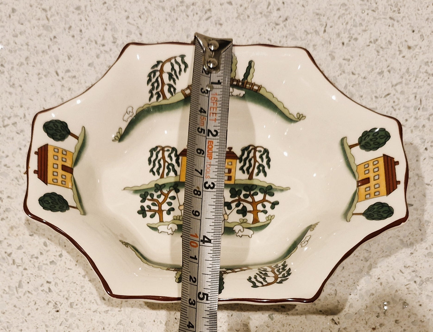 Masons ironstone, Marsten Mandrajji, Country Lane, Dish, Plate, Bowl, Vintage, patent, Made in England