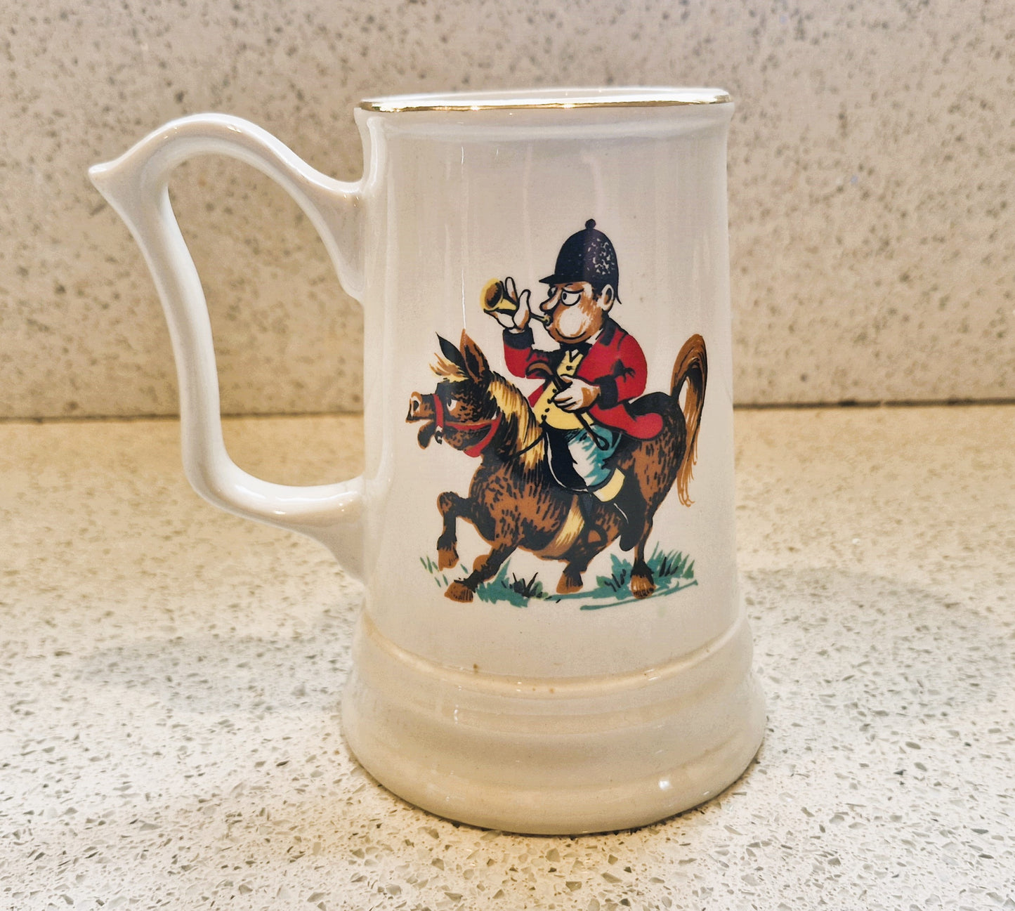 Hunting Mug, Hunting Stein, Hunting, Pint Glass, Tankard, Huntsman, Shooting, Weatherby, Hanley, Royal Falcon Ware, Stein, Pheasant