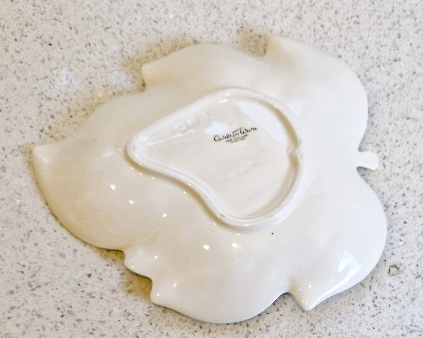 Carltonware Leaf Platter, Large Leaf Plate, Carltonware, Green, leaf dish, Hand painted, Carlton Ware Plate