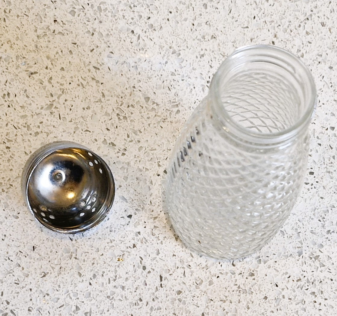 Sugar shaker will come very nicely wrapped in lovely acid free colourful tissue paper and bubble wrap, boxed and packed into stiff cardboard boxing to ensure safe delivery