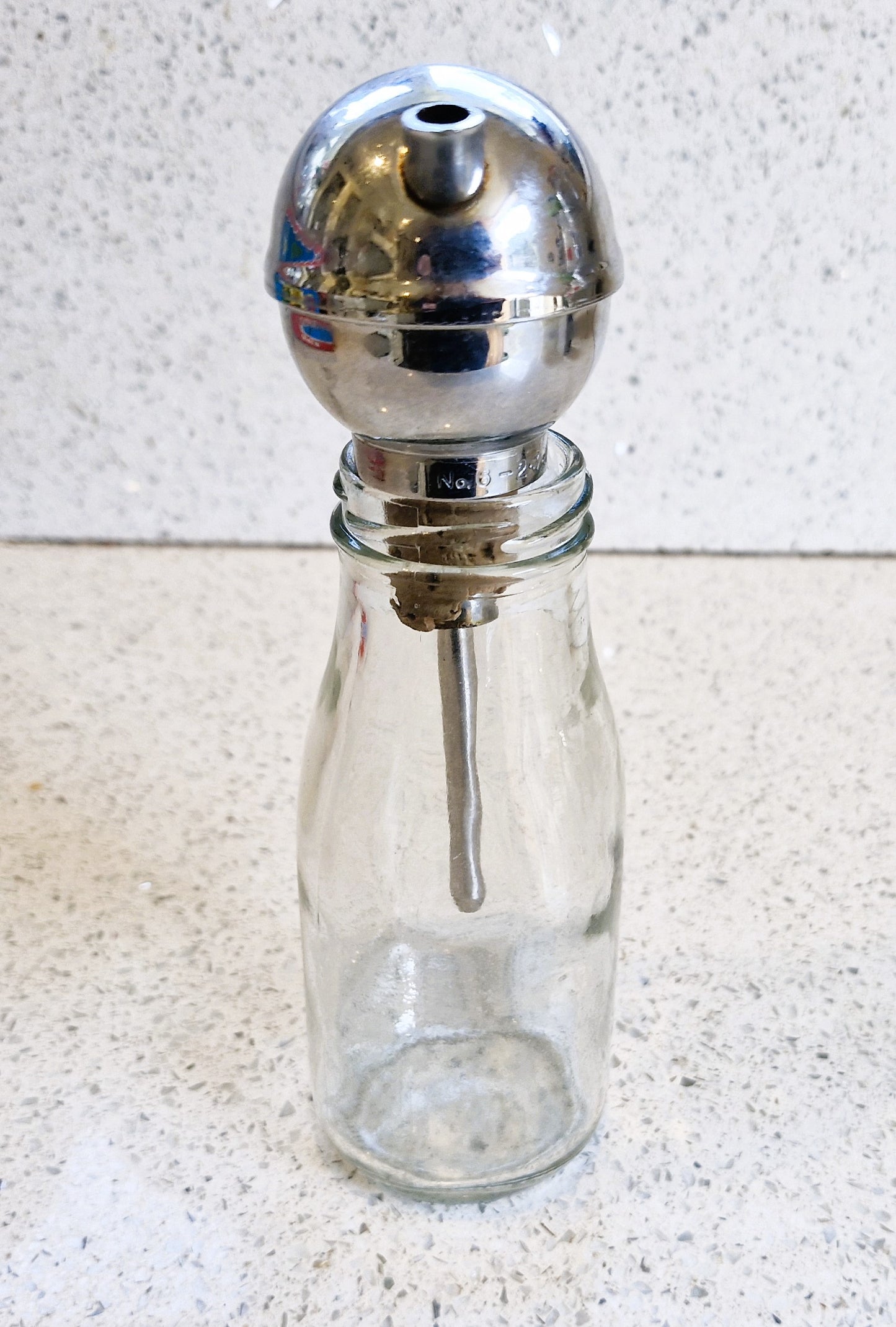 Vintage Mid century Spirit Measure Pourer, Shot Measure, Bottle Stopper, Pourer, Vintage, Barware, Mid century, Made in ENgland, Stamped