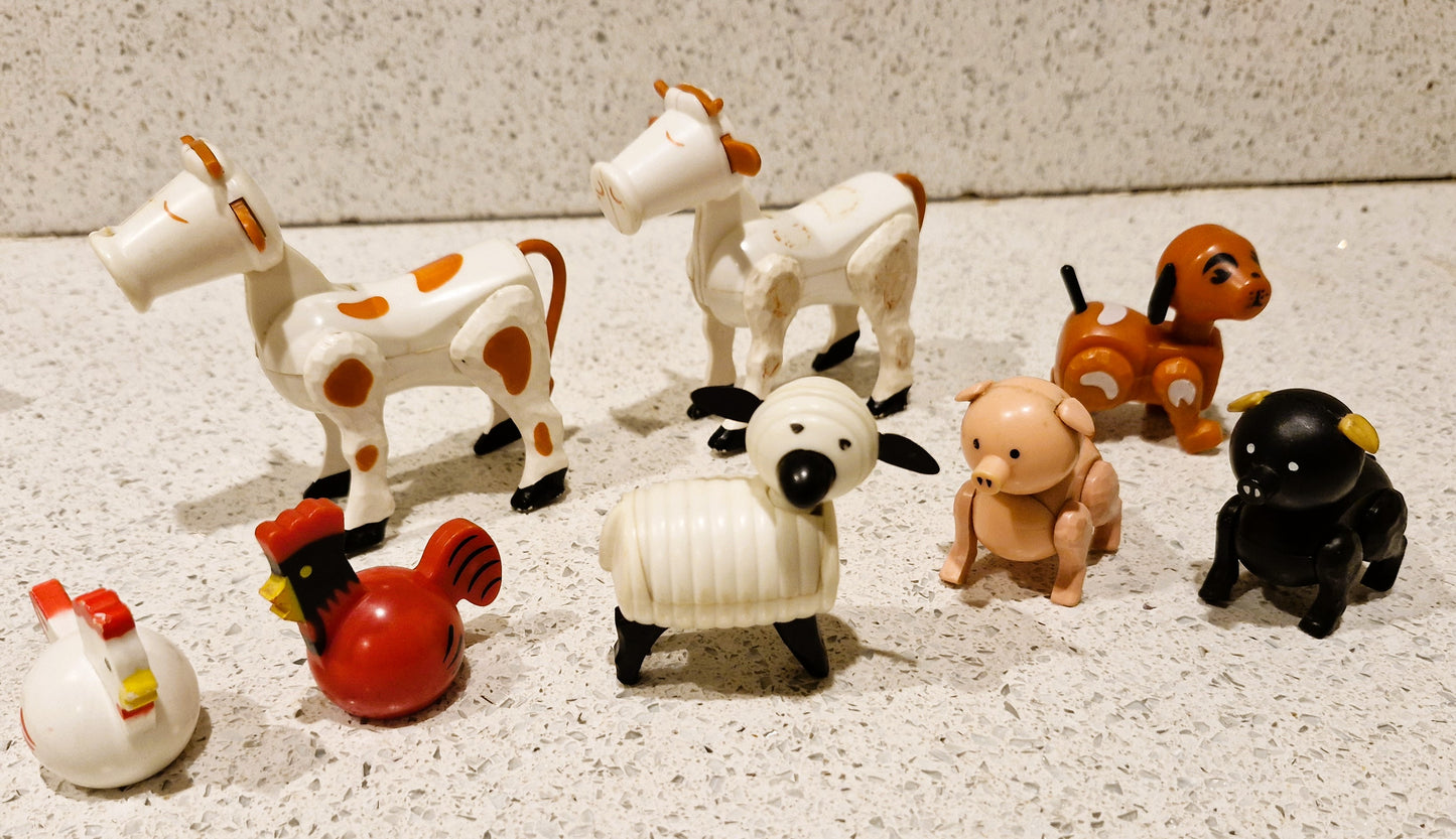 Vintage, Fisher-Price Farm, 70s, Original, Silo, Complete, 1st Edition, Fisher Price Play Family Farm, Fisher-Price Play Family Farm