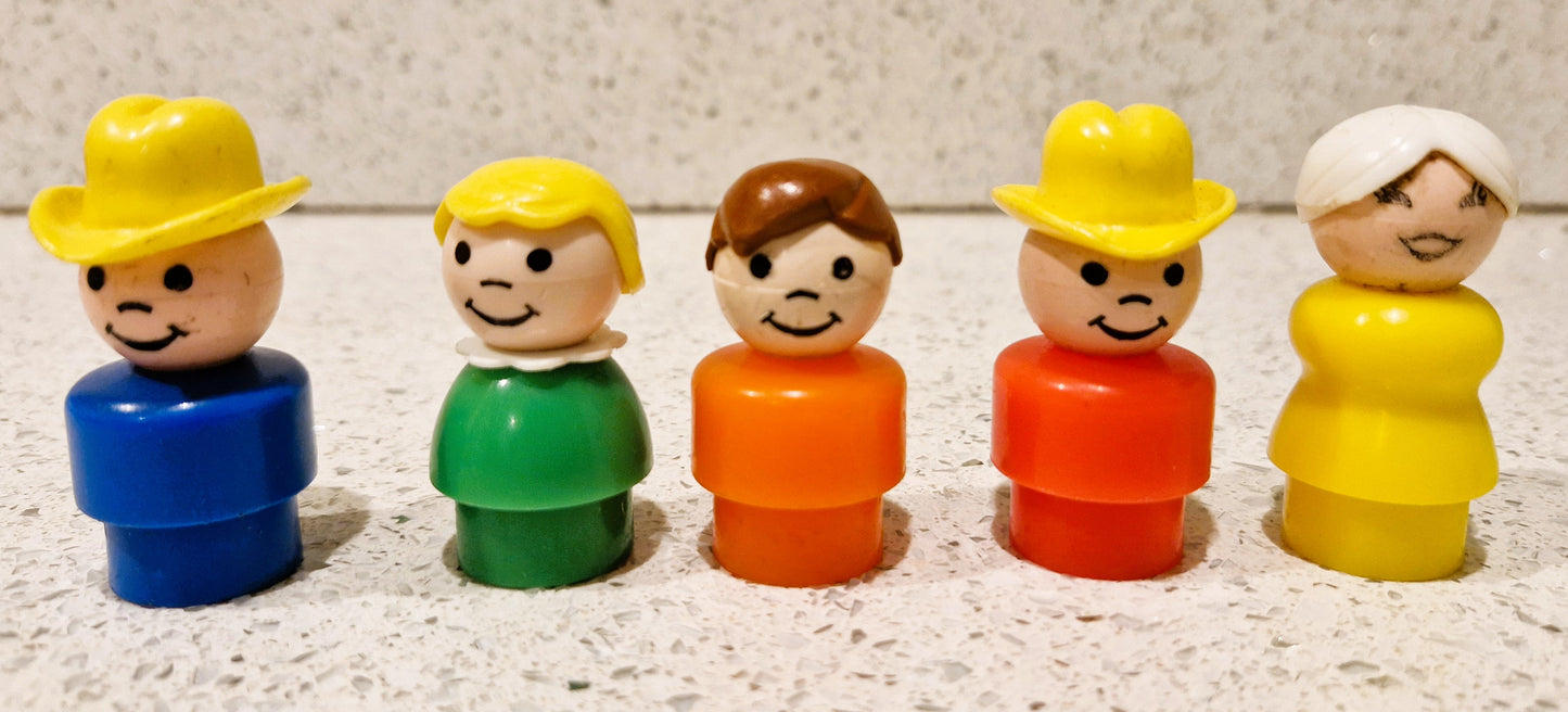 Vintage, Fisher-Price Farm, 70s, Original, Silo, Complete, 1st Edition, Fisher Price Play Family Farm, Fisher-Price Play Family Farm
