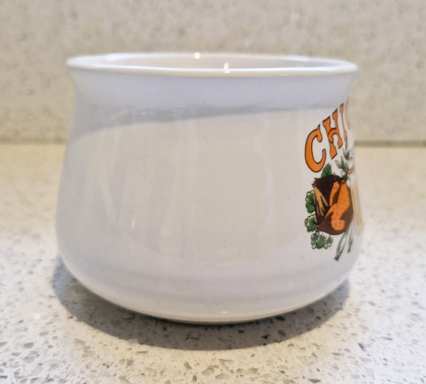 Chicken Soup Mug, Chicken Soup Recipe Mug, Soup Mug Bowl, Home made Chicken Soup, Novelty, Vintage, VGC