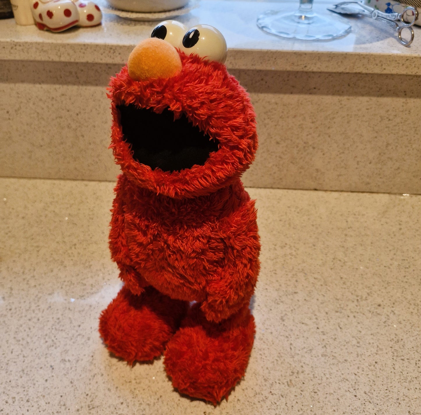 Rare Tickle Me Elmo, TMX, Fisher Price, Top Secret 10th Anniversary, Vintage Elmo, Vintage Sesame Street, Elmo, Talking Elmo, Talks and Moves, VGC
