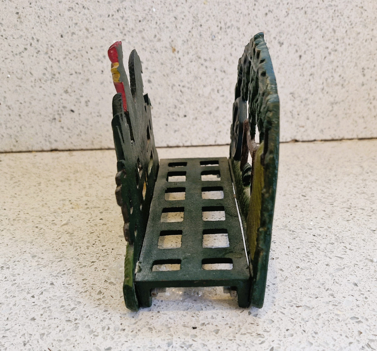 Cockerel Napkin Holder, Cast Iron, Rooster Napkin Holder, Letter Rack, Farmhouse Kitchen, Chicken, Rooster, Napkin Dispenser, Vintage