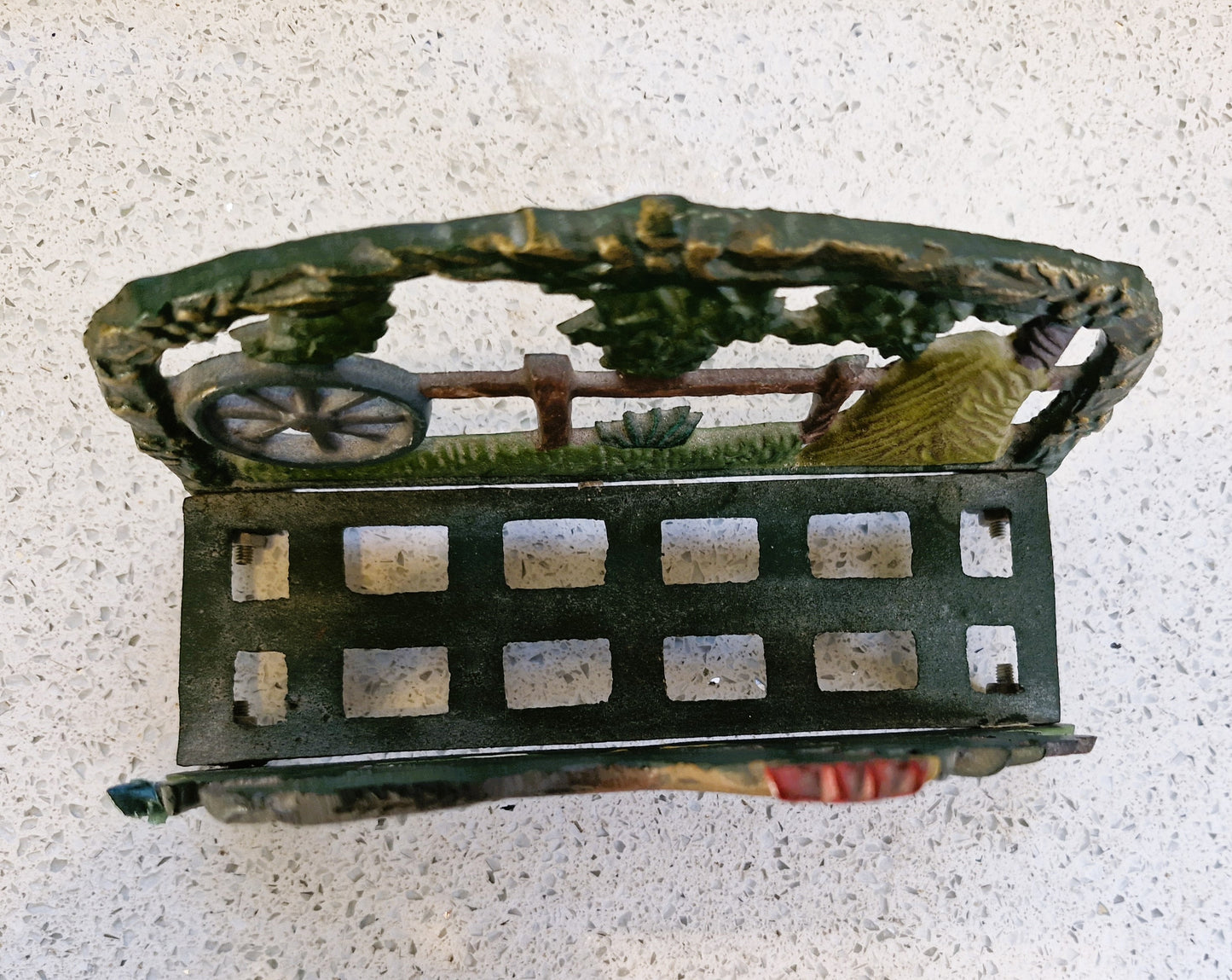 Cockerel Napkin Holder, Cast Iron, Rooster Napkin Holder, Letter Rack, Farmhouse Kitchen, Chicken, Rooster, Napkin Dispenser, Vintage