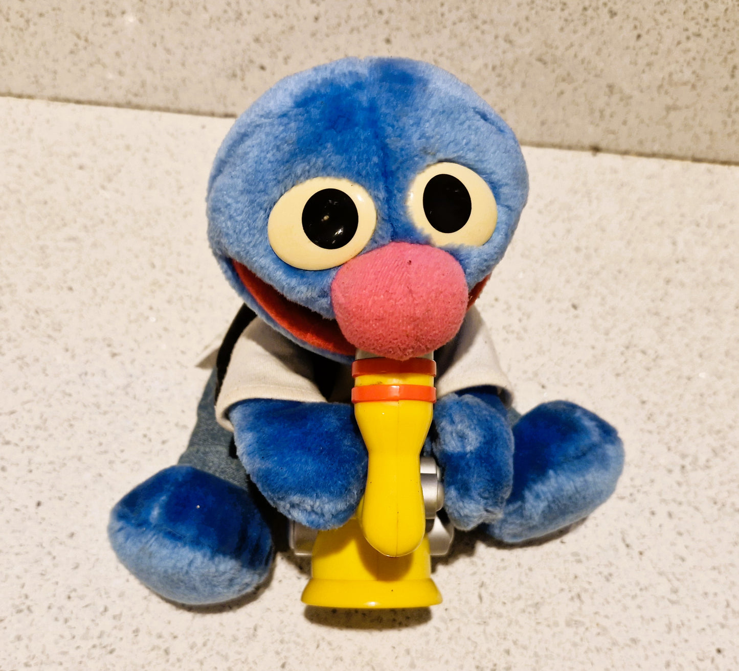 Vintage Sesame Street Grover, Vintage Fisher Price Toys, Rock & Roll Grover, Dancing, Singing, Grover, Sesame Street, 90s Toys