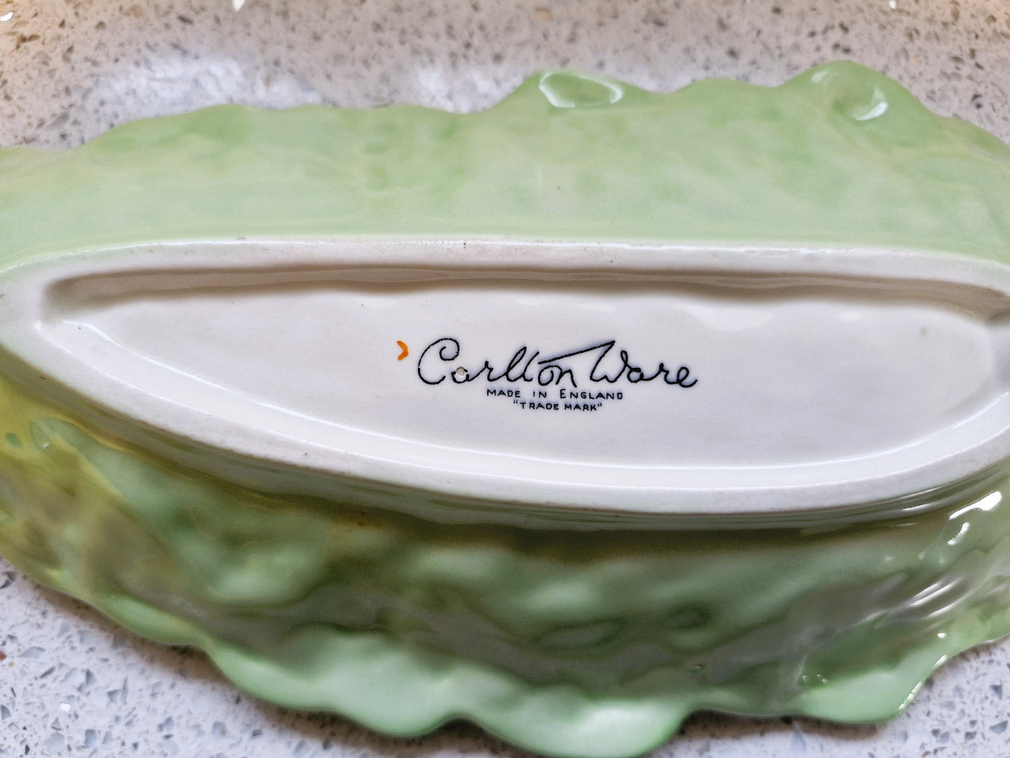 Carltonware Lettuce Leaf Plates, Cabbage Leaf plates, Saladware, Salad ware, Salad plates, Carltonware, Mid century, Lettuce, Cabbage