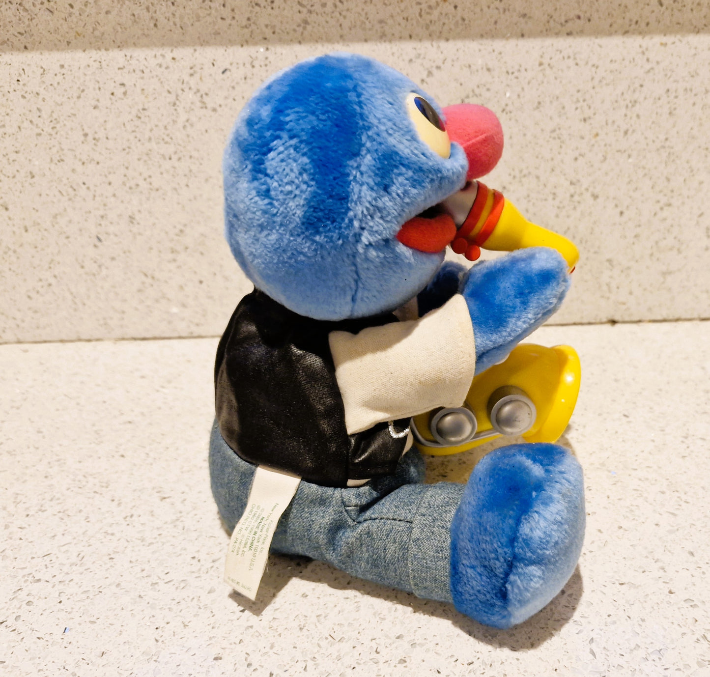 Vintage Sesame Street Grover, Vintage Fisher Price Toys, Rock & Roll Grover, Dancing, Singing, Grover, Sesame Street, 90s Toys