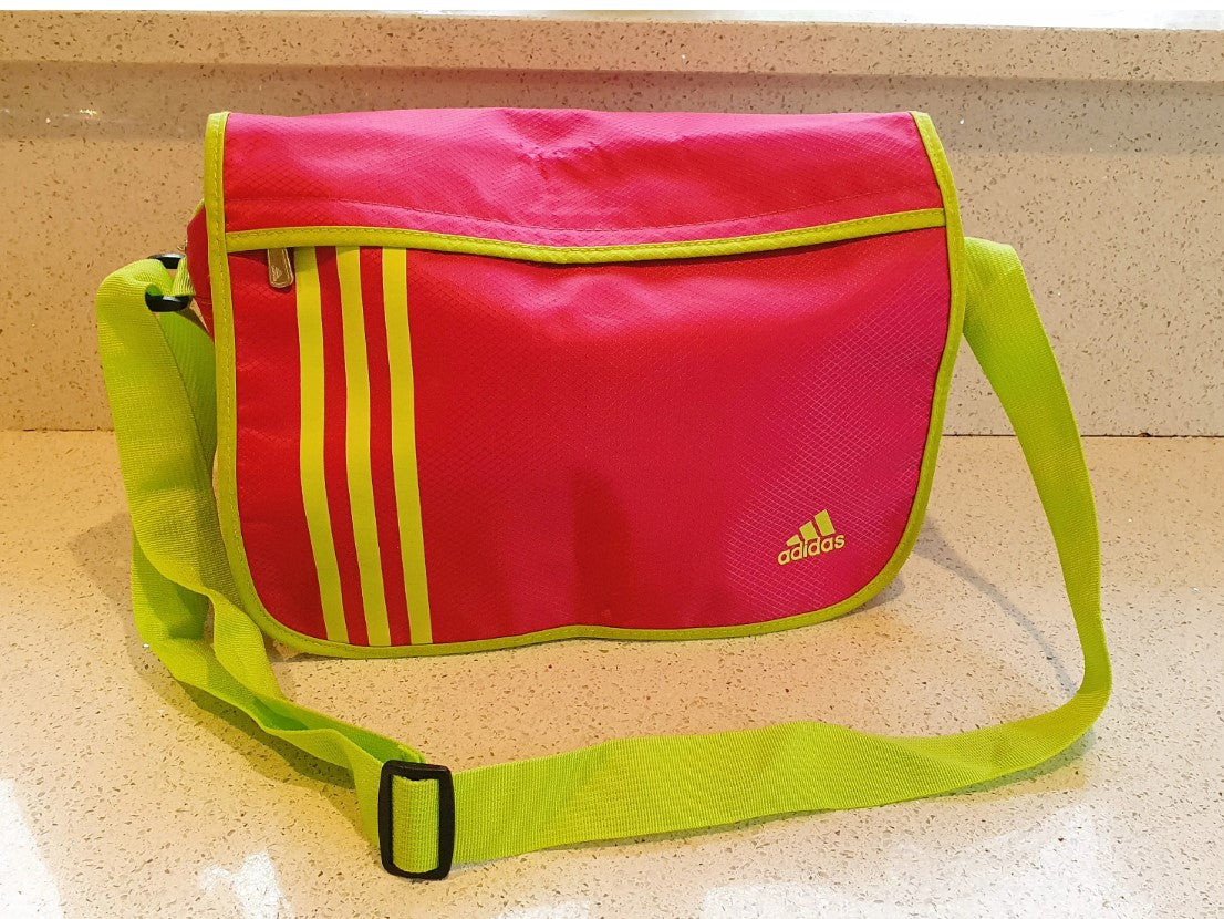 Adidas messenger bag, ADIDAS Sport, NEON, Shoulder Bag,