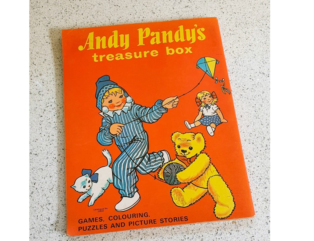 Andy Pandy Annual, Andy Pandy Treasure Box, Book, Vintage Children's Books, English,