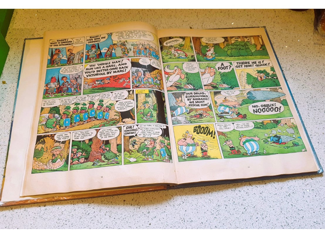 Asterix and the Big Fight, Hard Cover by Goscinny. 1989, English Edition, Hodder Dargaud, Graphic Novel, Comic, Historic Gauls