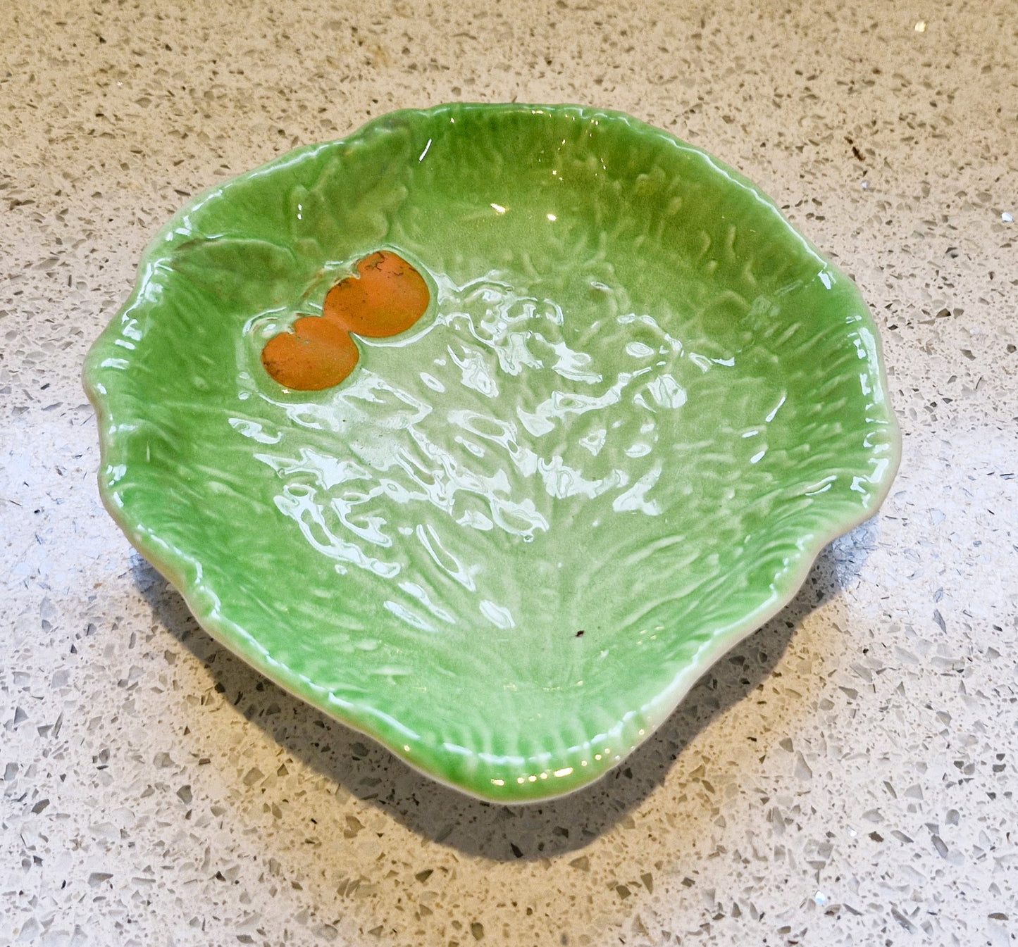 Carltonware Lettuce Leaf Plate, Cabbage Leaf plate, Saladware, Salad ware, Salad plate, Carltonware, Mid century, Lettuce, Cabbage