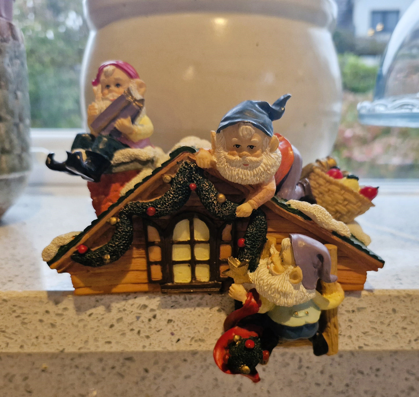 Christmas Stocking Hanging Ornament, Mantlepiece, Vintage, Vintage Christmas Mantlepiece Stocking hanging Ornament, heavy, VGC