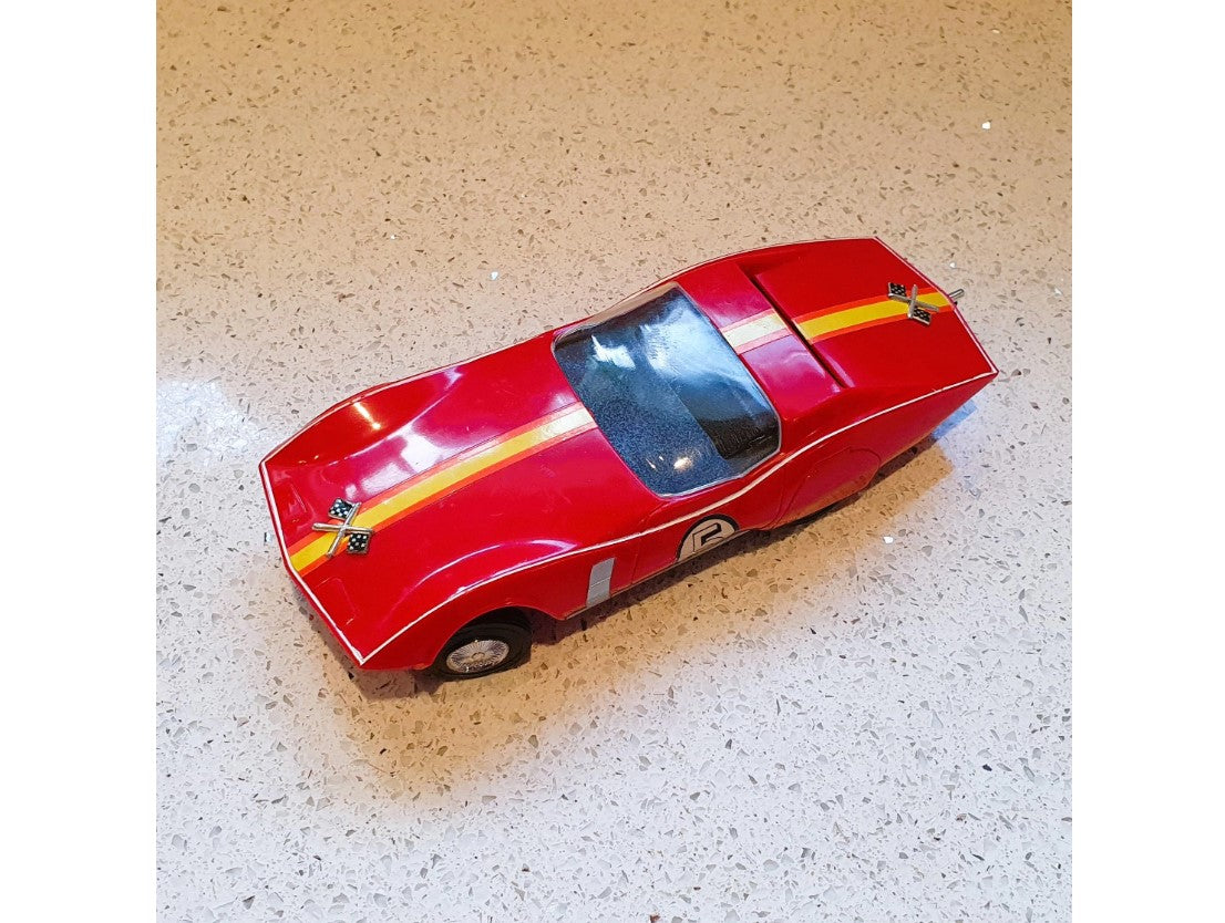 Computacar, Vintage, 1960s, Toy, Boxed, Mettoy, Ford GT, WORKING, COMPLETE - Original Packaging, Instructions,