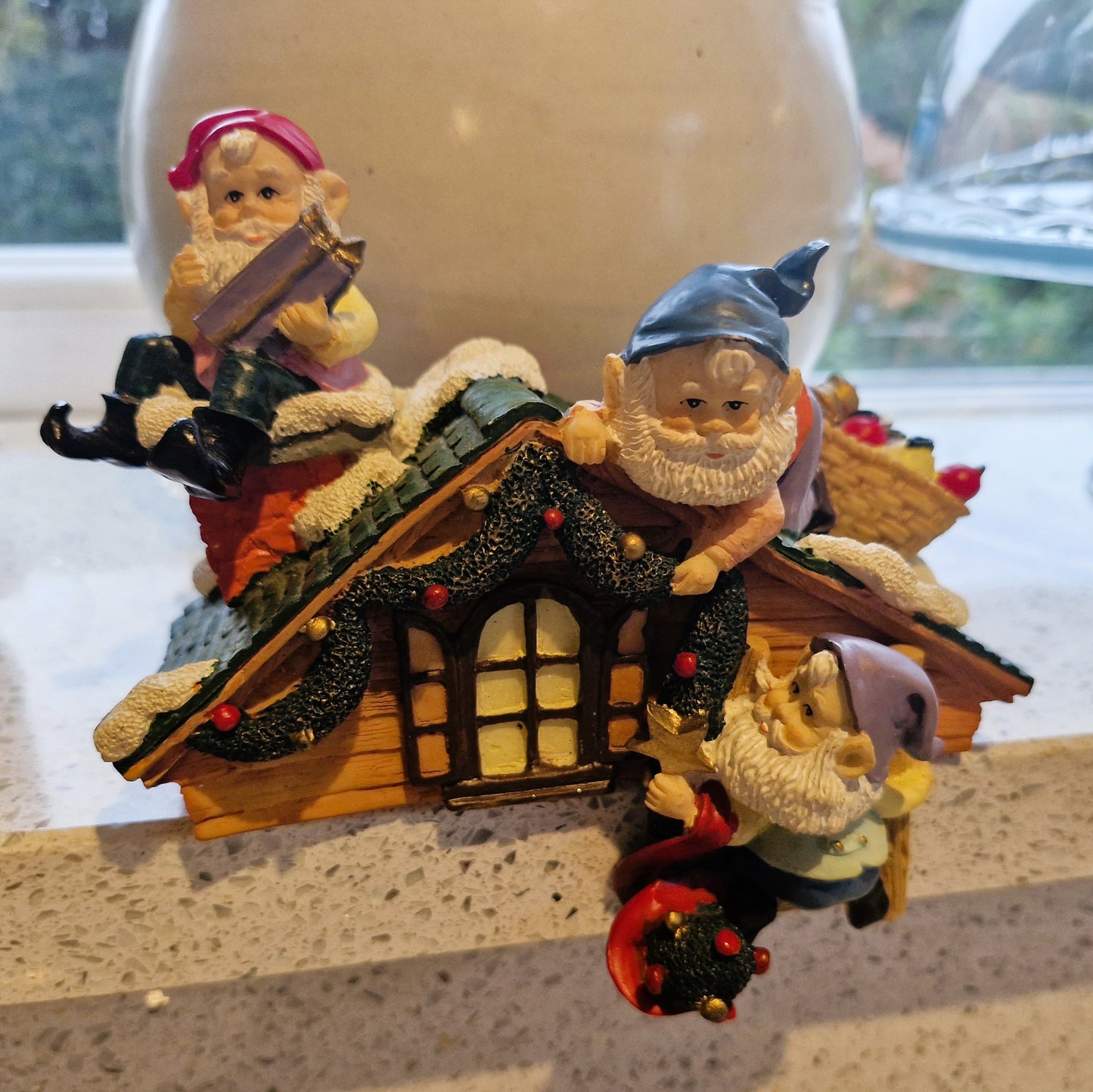 Christmas Stocking Hanging Ornament, Mantlepiece, Vintage, Vintage Christmas Mantlepiece Stocking hanging Ornament, heavy, VGC