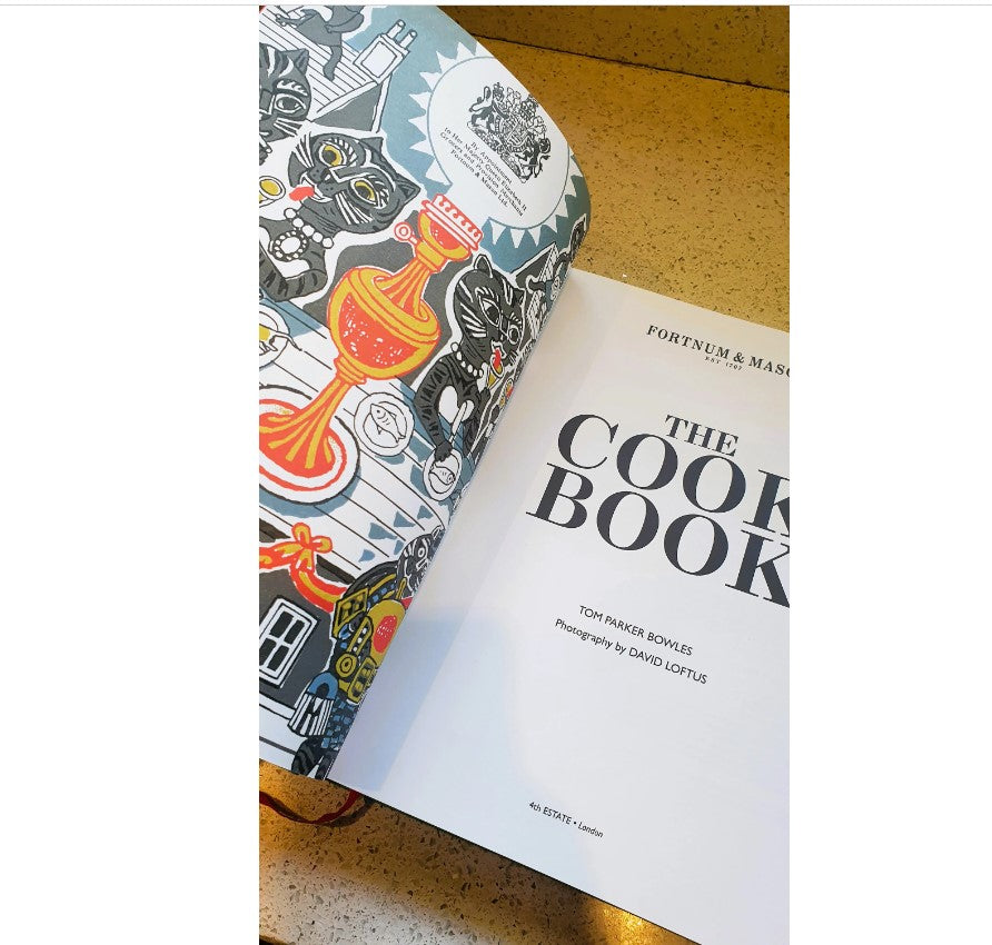Fortnum and Mason The Cookbook, Tom Parker Bowles. Iconic British Cookbook.