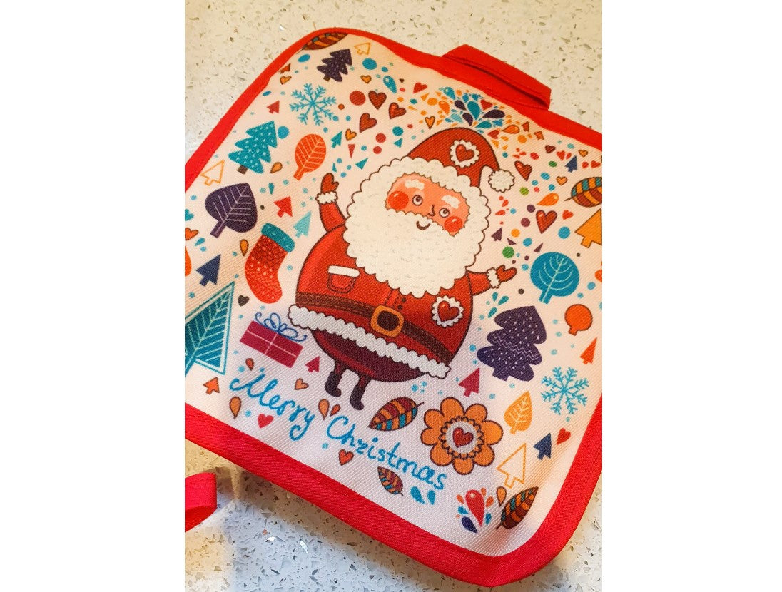Father Christmas Oven Glove, Christmas Oven Mitt, Sant, Father Christmas, Kitsch, Quirky,