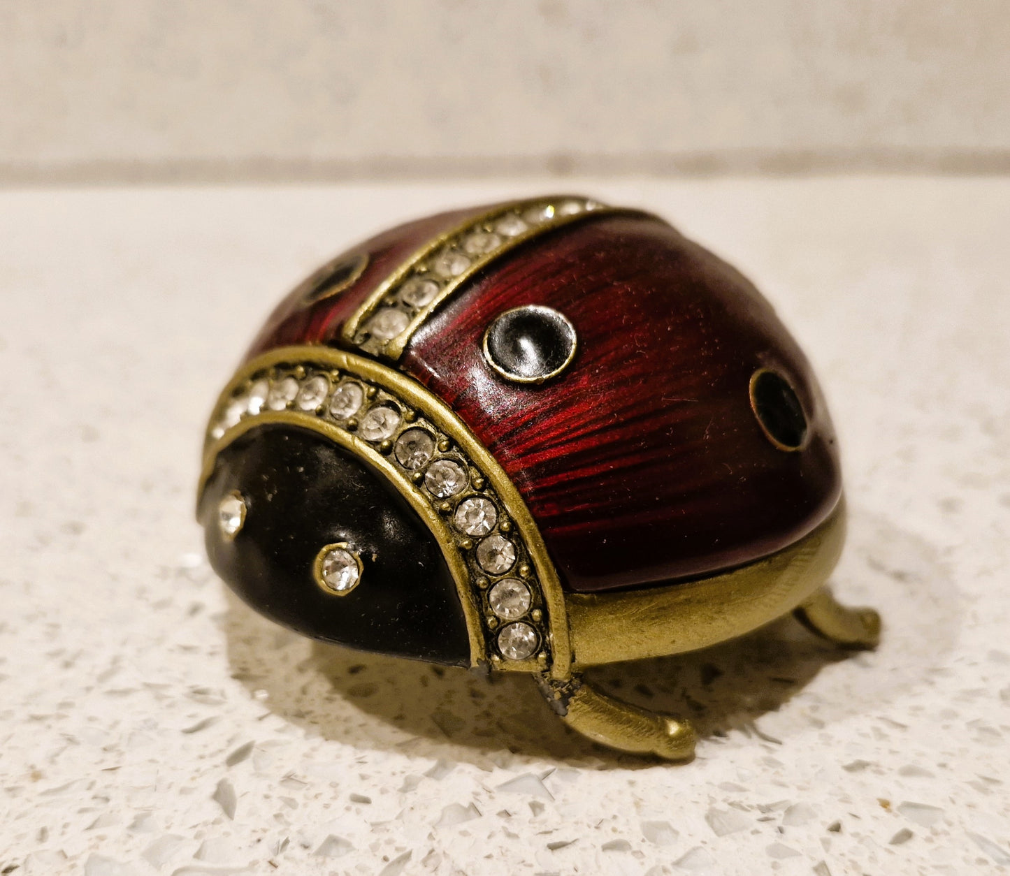 Past Times Ladybug Trinket Box